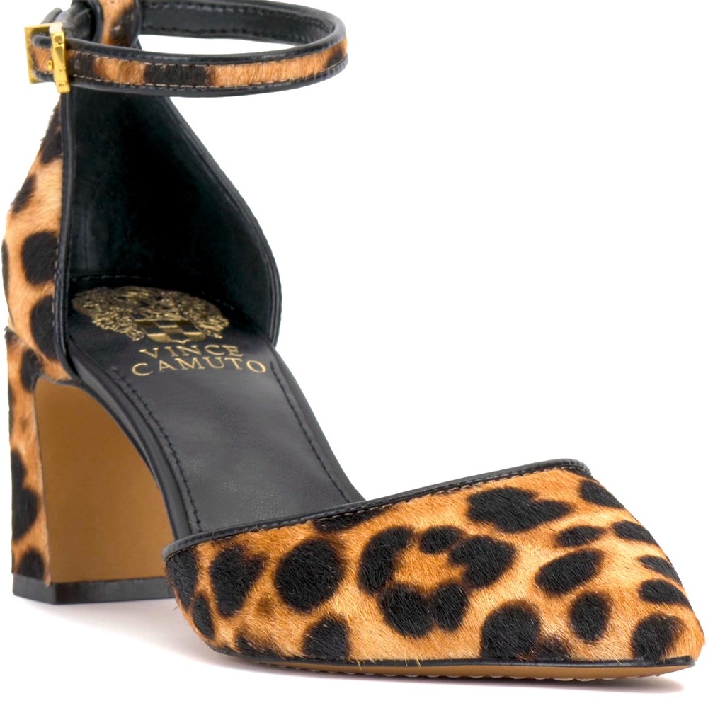 Vince Camuto Brown and Black Heels